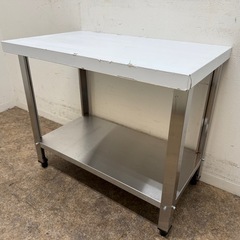 ステンレス　業務用　作業台　厨房　飲食店　W７５０ｘD４５０ｘW...