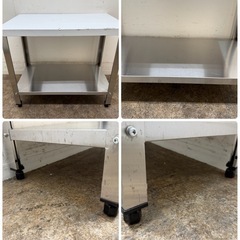 ステンレス　業務用　作業台　厨房　飲食店　W７５０ｘD４５０ｘW６５０ｍｍの画像