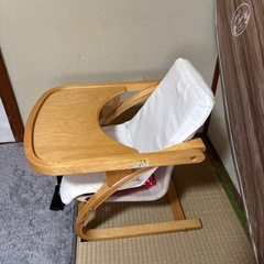 【決まりました】木のお食事椅子の画像