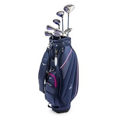 ミズノ　mizuno 軽量キャディバッグ　ゴルフバッグ　ネイビー 