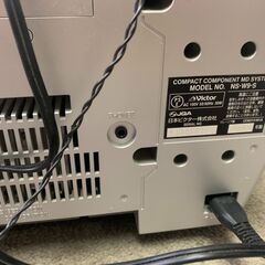 ビクター Victor コンパクトコンポーネント MDシステム CD MD ラジオ NS-W9-W リモコン接触不良 CD再生NG MD OK				の画像