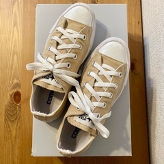 【23cm】コンバース オールスター ライト オックス ベージュの画像