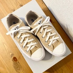 【23cm】コンバース オールスター ライト オックス ベージュの画像