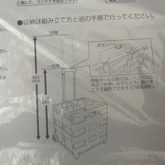 IGNIO キャリーコンテナ　未使用の画像