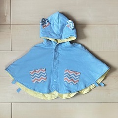 耳フード付マント　リバーシブル　branshes　