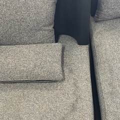 H 2506-162 L字ソファ 3人掛け バラ売り不可 汚れ シミありの画像