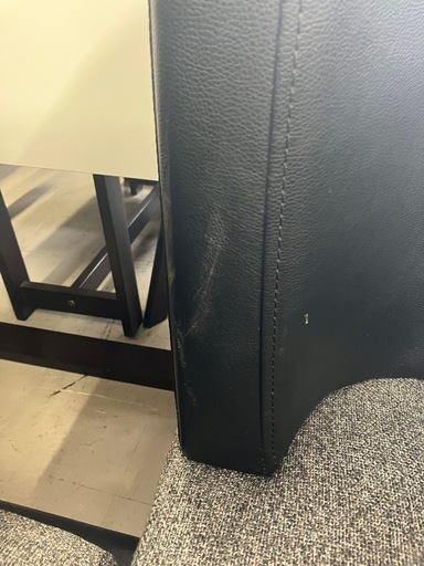 H 2506-162 L字ソファ 3人掛け バラ売り不可 汚れ シミあり