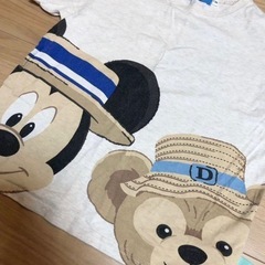 美品　ディズニーシー購入　ミッキーダッフィＴシャツの画像
