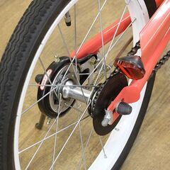 北大前! 札幌 引取 People ピープル ケッターサイクル 18インチ 子供用自転車 赤系 2074440の画像