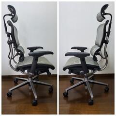【高機能オフィスチェア　テレワーク　ゲーミングチェア】エルゴヒューマン Ergohuman ベーシック グレー／配達可能！の画像