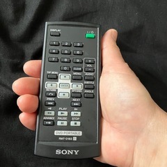 SONYポータブルDVDリモコンのみ