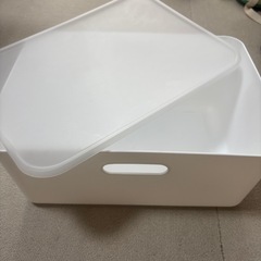 蓋付き収納ボックス 2点