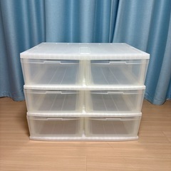【受け渡し予定者決定】美品 衣装ケース②  収納家具 タンス　衣類収納