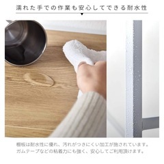 ワイエムワールド レンジボード メッシュ 冷蔵庫ラック 幅60cm モナーク NA 00-341の画像