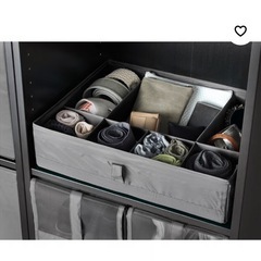 IKEA SKUBB ボックス仕切り ブラック