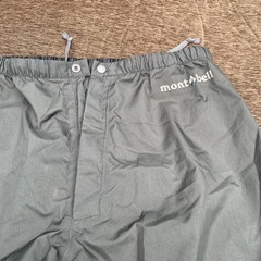 mont-bellレインパンツの画像