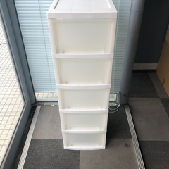 プラスチック　チェスト　5段