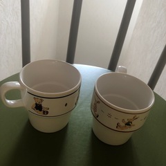 マグカップ　うさぎ柄　ベア柄　新品　3客の画像