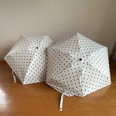 【6/10まで掲載】壊れた折りたたみ傘2本UVカット99％　晴雨...