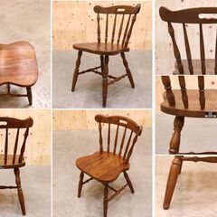 ≪zys2233ジ≫ [2脚セット] KASHIWA/かしわ/柏木工 ウィンザーチェア