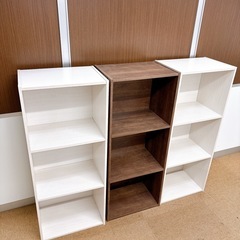 カラーボックス（W415D290H1010）3個セット