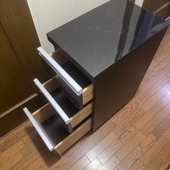 断捨離　サイド　キャビネット　キャスター付き
