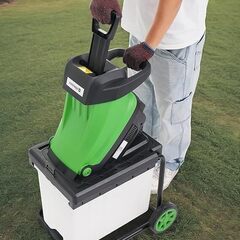 ガーデンシュレッダー　電動破砕機　家庭用枝シュレッダー　園芸用　最大粉砕45mm