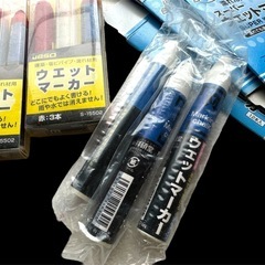 【12000円相当】雨でも書ける！52本処分(油浮き有り無保証品 祥碩堂スーパーウェットマーカー シャーレン本締めマーキング等にの画像