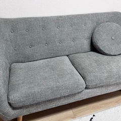 【再値下げ 】【美品】【ファブリック3Pソファ】3人掛けソファ