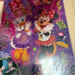 ミニー　デイジー　クリアファイル　4枚セットの画像