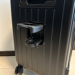 [取引中] スーツケース トップオープン式 多機能 キャリーバッグ USBポート付き カップホルダー付き キャリーケース 三段階調節キャリバー ABS+PC 超軽量 耐衝撃 振動軽減 静音 360度回転 ダブルキャスター 物掛けフック式底足 オシャレ 通学 ビジネス 旅行 出張 (ブルー, Sサイズ/機内持込キャリーケースSサイズの画像