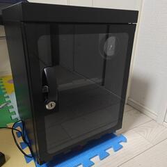 Re:CLEAN 防湿庫 ドライボックス 30L 除湿 日本製アナログ湿度計  ブラックの画像