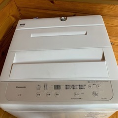 Panasonic洗濯機　2024年10月購入
