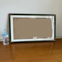 額縁　緑　外寸:115×60.4××2cm