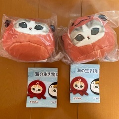 海の生き物にゃん　おかおぬいぐるみ クマノミにゃん2個セット