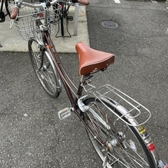 ロココ自転車　茶色　ベルトタイプ　