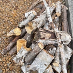 薪　木材　白樺など　サウナや焚き火に