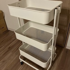 収納カート キッチンワゴン 3段ラック キャスターワゴン
