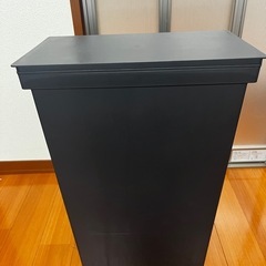 【無償譲渡】無印良品ダストボックス34L 
ブラックの画像