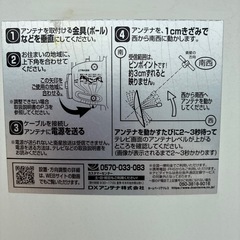 45形BS・110°CS アンテナと取り付け機材の画像