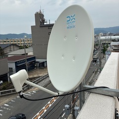 45形BS・110°CS アンテナと取り付け機材