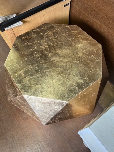 ダイヤモンドテーブル　ゴールド