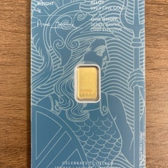 【英国王室造幣局製】ロイヤルミント 1g ゴールドバー 純金 24金（999.9）の画像
