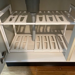 ニトリ DECO HOME シンク下伸縮ラック 2段【500円】