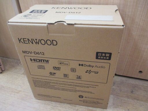 ★値下げしました★ ケンウッド KENWOOD MDV-D612 カーナビ 未使用品 【ハンズクラフト宜野湾店】