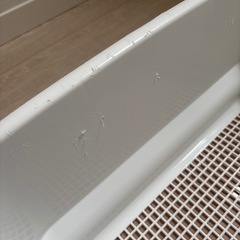 リッチェル お掃除簡単ステップ壁付トイレ ダークブラウン ワイドの画像