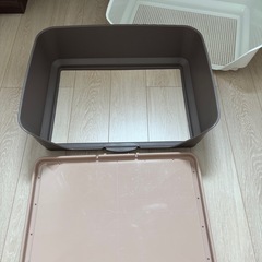 リッチェル お掃除簡単ステップ壁付トイレ ダークブラウン ワイドの画像