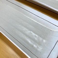 長い皿　平皿 2枚セットの画像
