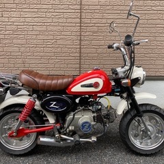 ホンダ モンキー Z50J カスタム済 12V 純正50ccエンジン 純正フレーム  の画像