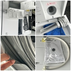 美品 高年式 Panasonic 洗濯乾燥機  キューブル 洗濯機 ドラム式洗濯機の画像